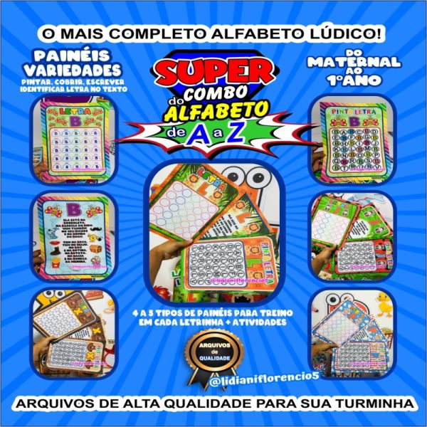 SUPER COMBO DO ALFABETO DE A a Z - Image 3