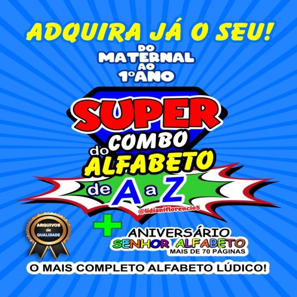 SUPER COMBO DO ALFABETO DE A a Z - Image 9
