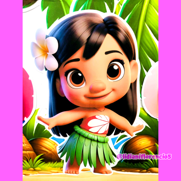 PAINEL VOLTA ÀS AULAS LILO E STITCH - Imagem 2