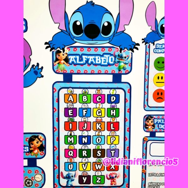 KIT SALA DE AULA LILO E STITCH - Imagem 22