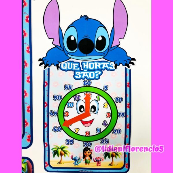 KIT SALA DE AULA LILO E STITCH - Imagem 21