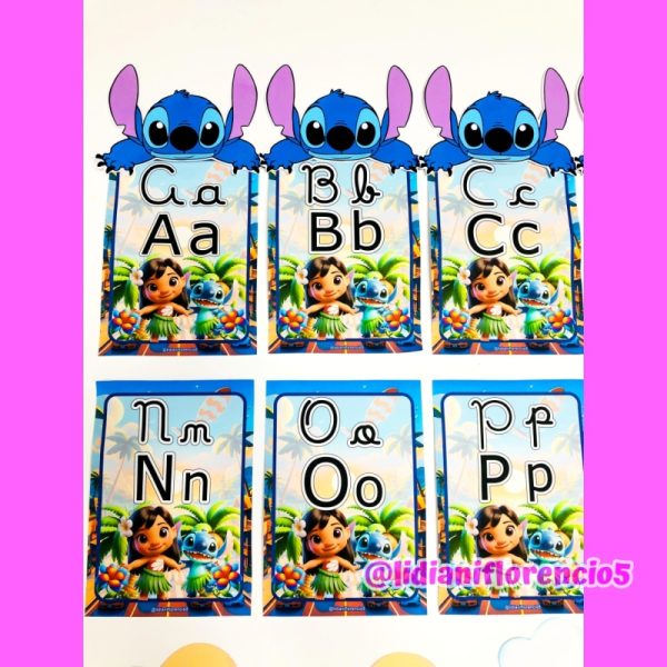KIT SALA DE AULA LILO E STITCH - Imagem 34