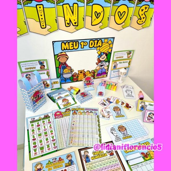 KIT SALA DE AULA FAZENDINHA - Imagem 18