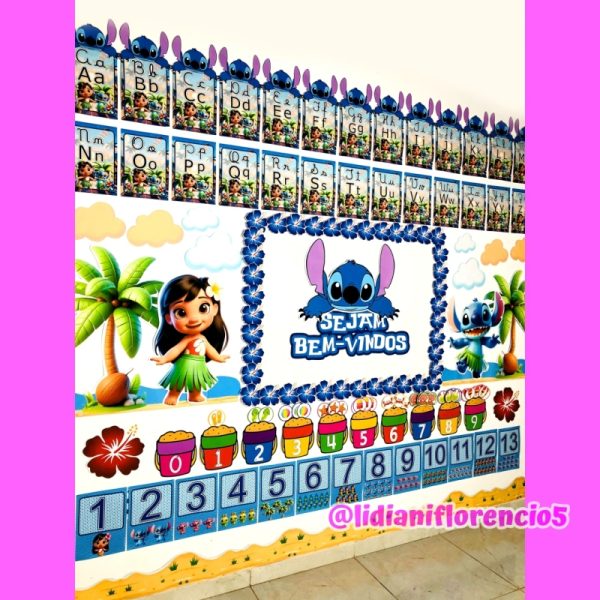 KIT SALA DE AULA LILO E STITCH - Imagem 4