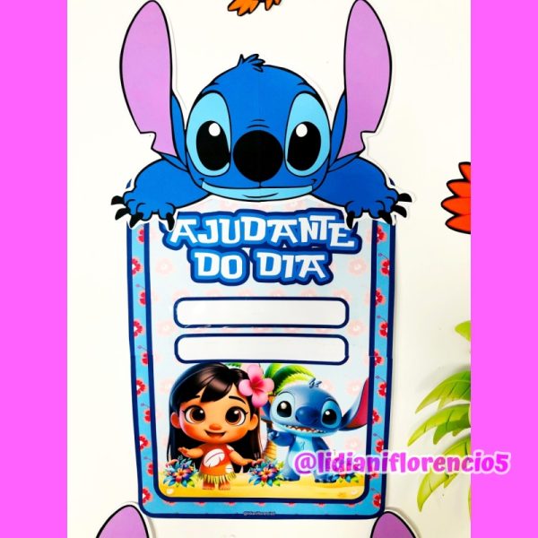 KIT SALA DE AULA LILO E STITCH - Imagem 20