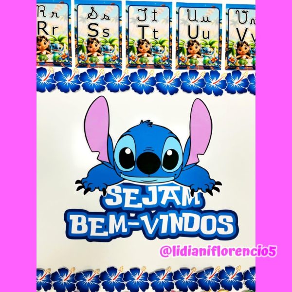 KIT SALA DE AULA LILO E STITCH - Imagem 16