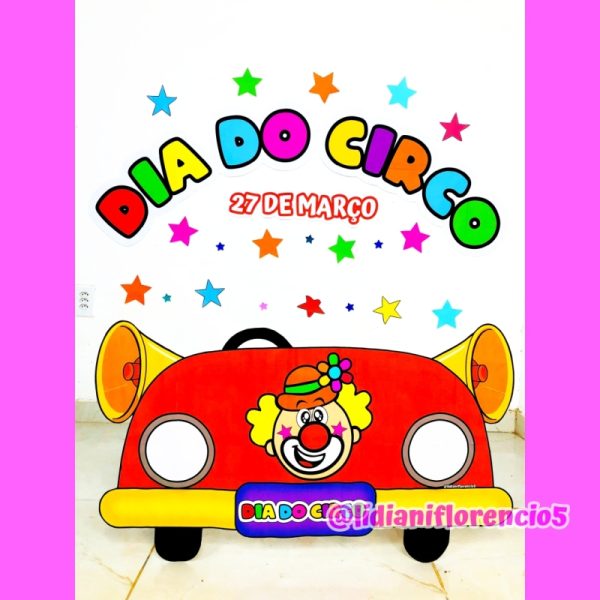 PAINEL CARRO 3D DIA DO CIRCO - Imagem 2