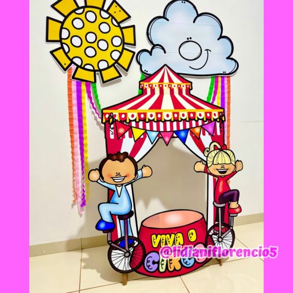 PAINEL CIRCO MALABARISTA - Imagem 2