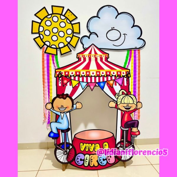 PAINEL CIRCO MALABARISTA - Imagem 4