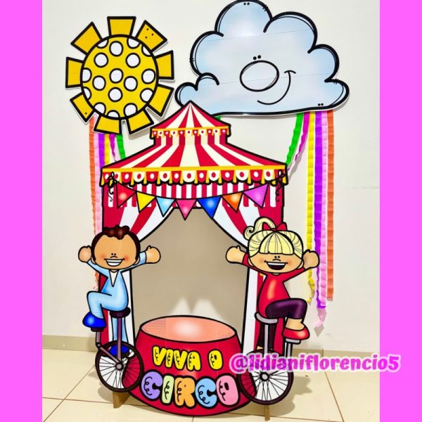 PAINEL CIRCO MALABARISTA - Imagem 3