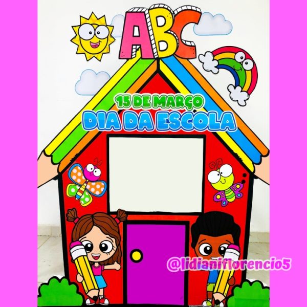 PAINEL INTERATIVO 3D DIA DA ESCOLA - Imagem 8
