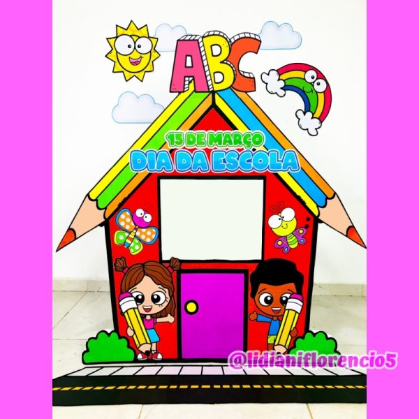 PAINEL INTERATIVO 3D DIA DA ESCOLA - Imagem 7