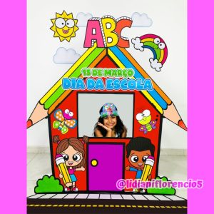 PAINEL INTERATIVO 3D DIA DA ESCOLA