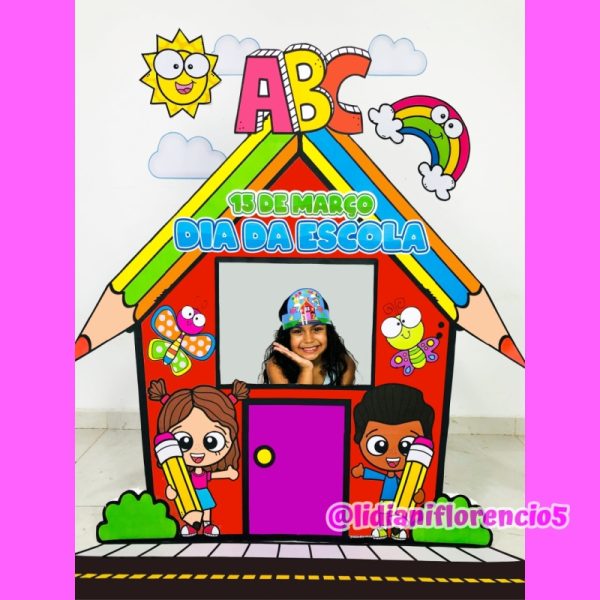 PAINEL INTERATIVO 3D DIA DA ESCOLA