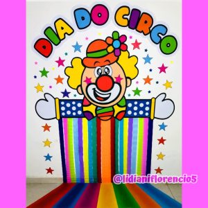 PAINEL PALHAÇO DIA DO CIRCO