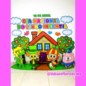 PAINEL 3D DIA DO LIVRO