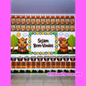 KIT SALA DE AULA CAPIVARA