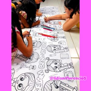 TAPETE DE PINTURA BEM-VINDOS ESCOLAR