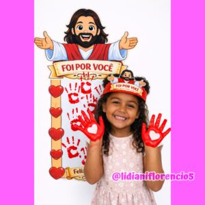 CARTAZ FOI POR VOCÊ PÁSCOA CRISTÃ