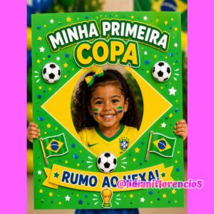 MOLDURA MINHA PRIMEIRA COPA