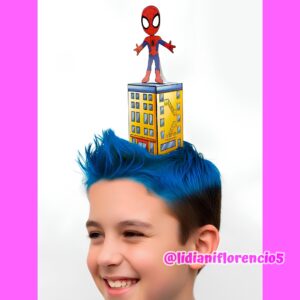 CABELO MALUCO HOMEM-ARANHA