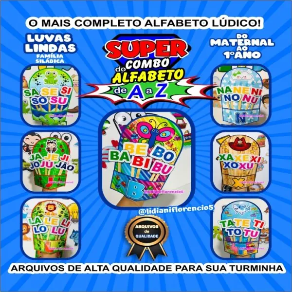 SUPER COMBO DO ALFABETO DE A a Z - Imagem 6