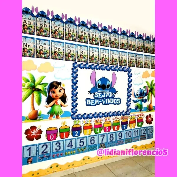 KIT SALA DE AULA LILO E STITCH - Imagem 4