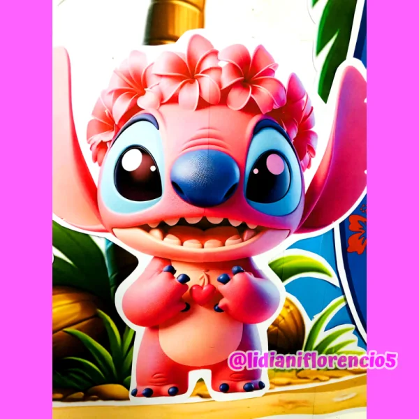 PAINEL VOLTA ÀS AULAS LILO E STITCH - Image 4