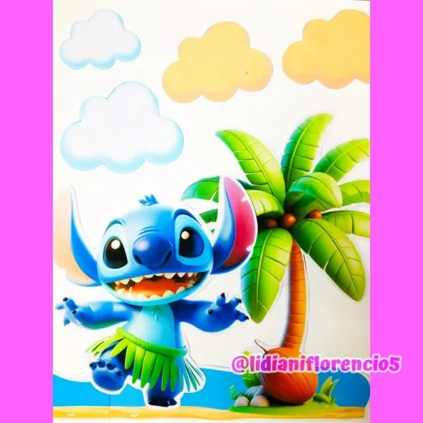 KIT SALA DE AULA LILO E STITCH - Imagem 19