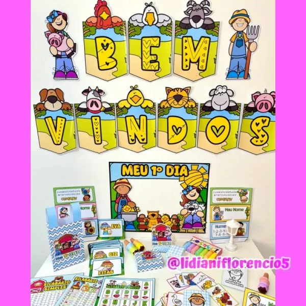 KIT SALA DE AULA FAZENDINHA - Image 13