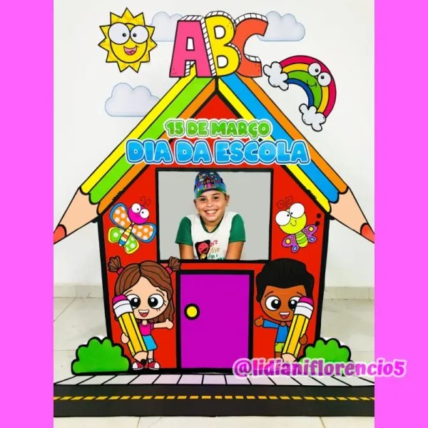 PAINEL INTERATIVO 3D DIA DA ESCOLA - Imagem 4
