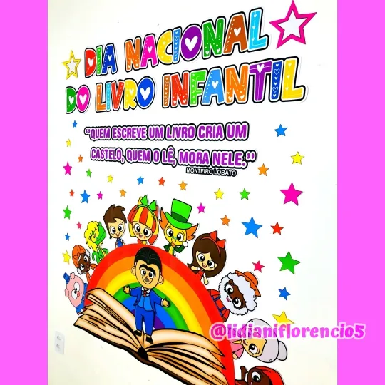 PAINEL DIA DO LIVRO ARCO-ÍRIS - Imagem 5