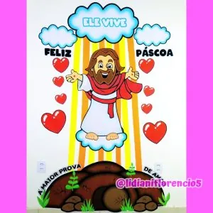 PAINEL PÁSCOA ELE VIVE