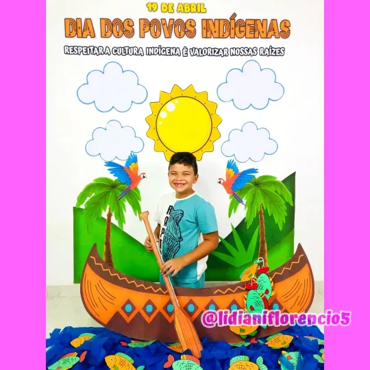 PAINEL POVOS INDÍGENAS CANOA - Imagem 9