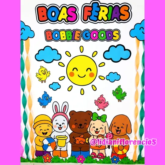 PAINEL FÉRIAS BOBBIE GOODS - Imagem 5
