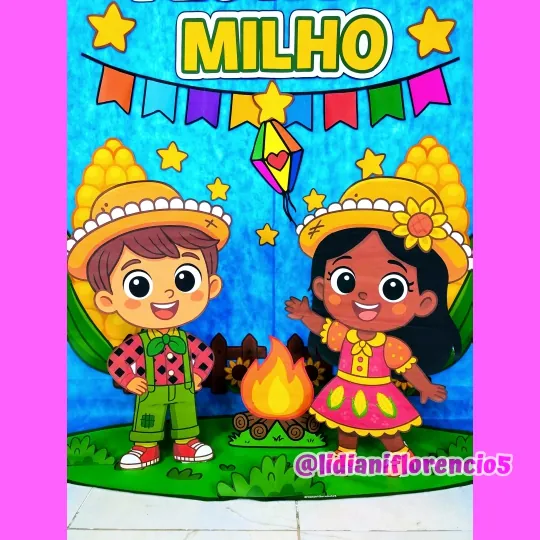 PAINEL FESTA DO MILHO 3D - Imagem 2