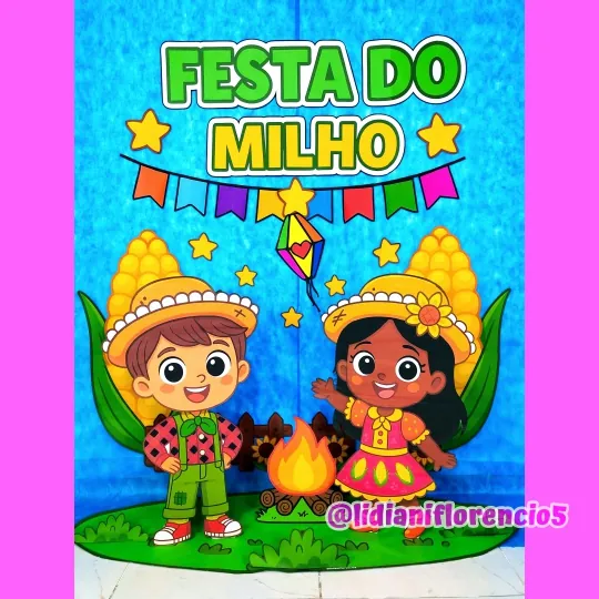 PAINEL FESTA DO MILHO 3D - Imagem 10