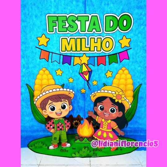 PAINEL FESTA DO MILHO 3D - Imagem 14