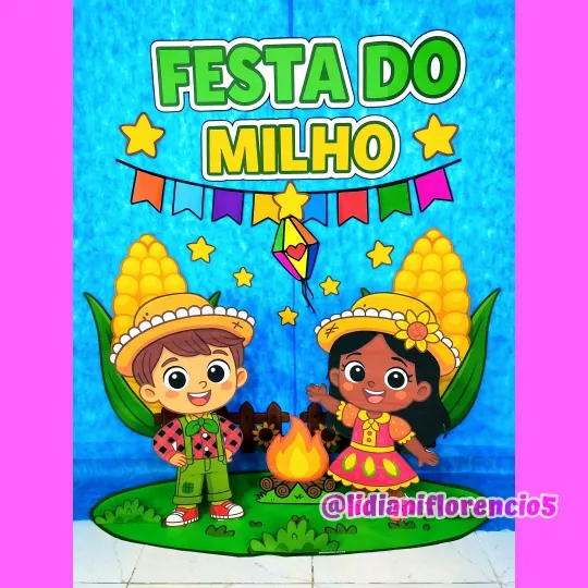 PAINEL FESTA DO MILHO 3D - Imagem 13