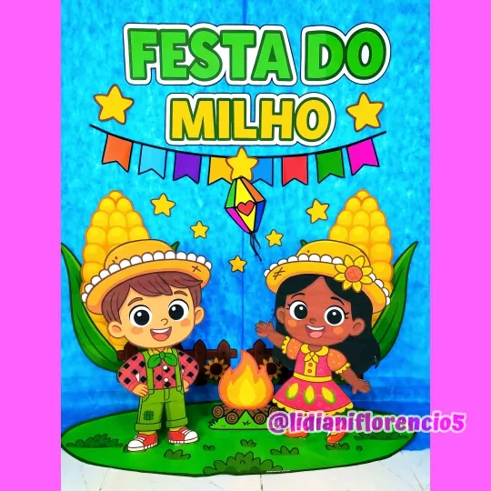 PAINEL FESTA DO MILHO 3D - Imagem 12