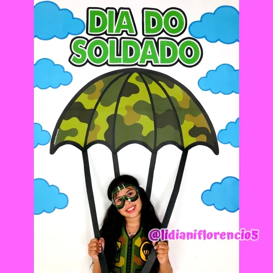 PAINEL DIA DO SOLDADO PARAQUEDAS - Imagem 4