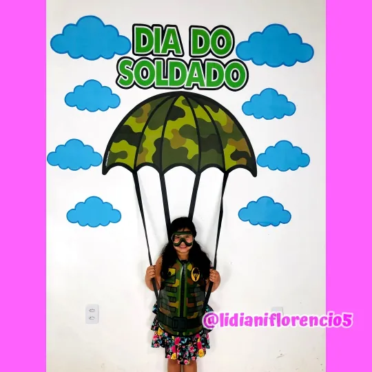 PAINEL DIA DO SOLDADO PARAQUEDAS - Imagem 6