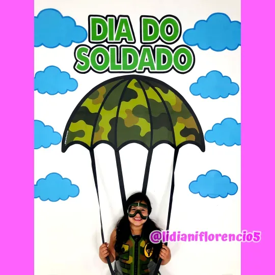 PAINEL DIA DO SOLDADO PARAQUEDAS - Imagem 12
