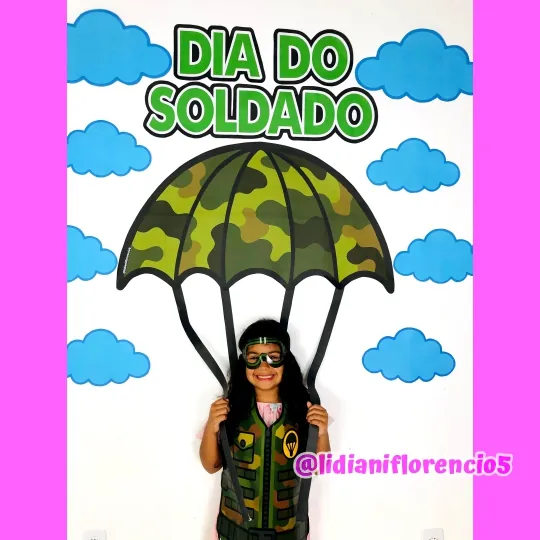 PAINEL DIA DO SOLDADO PARAQUEDAS - Imagem 11