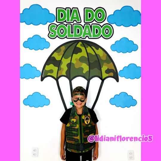 PAINEL DIA DO SOLDADO PARAQUEDAS - Imagem 14