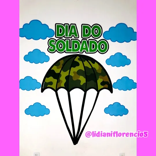 PAINEL DIA DO SOLDADO PARAQUEDAS - Imagem 18