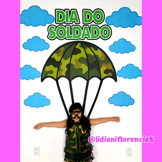 PAINEL DIA DO SOLDADO PARAQUEDAS - Imagem 17